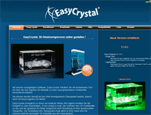 Tablet Screenshot of easycrystal.de